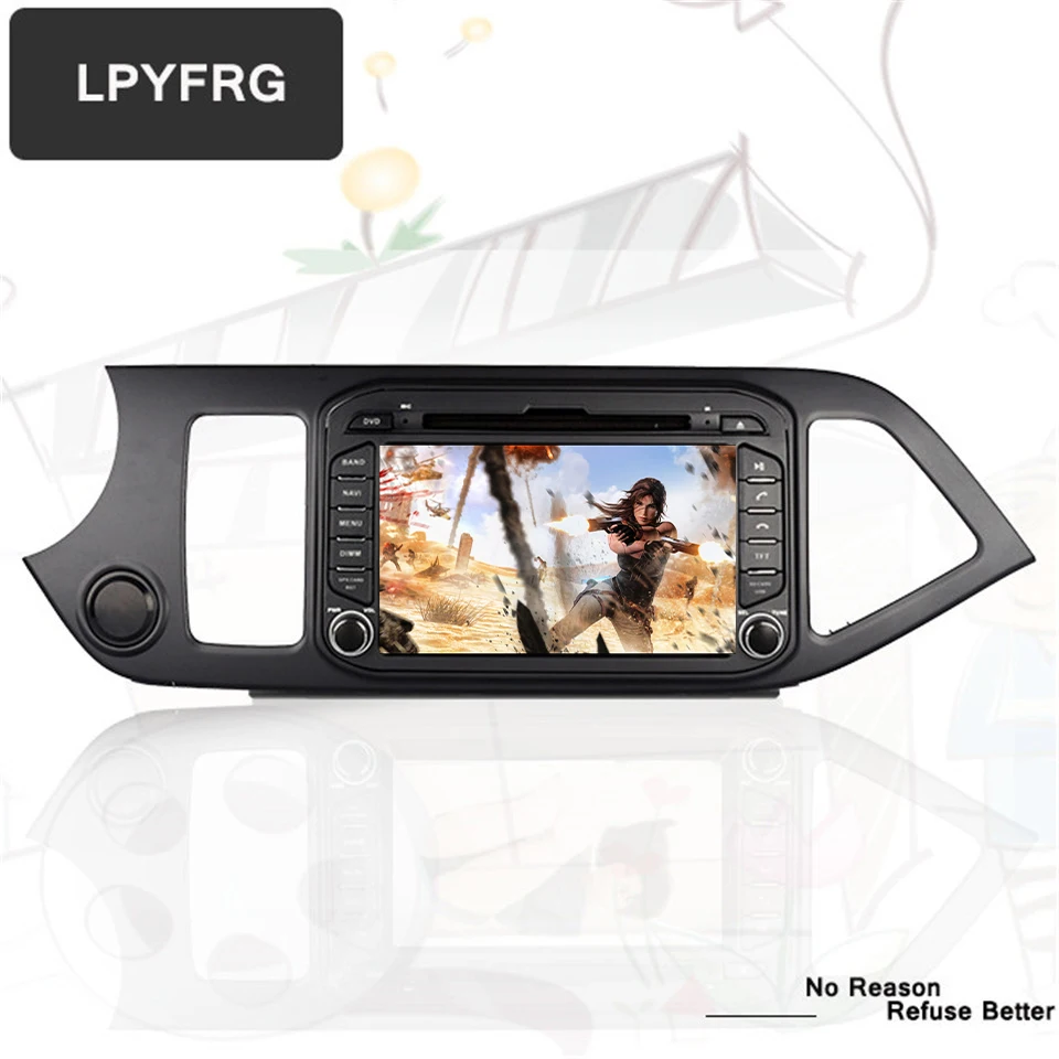 Cheap 4GB RAM 4G WIFI Android 9.0 Octa Core DAB+ RDS Car DVD GPS Radio Player For Kia Picanto Morning 2011-2016 Tape Recorder 3