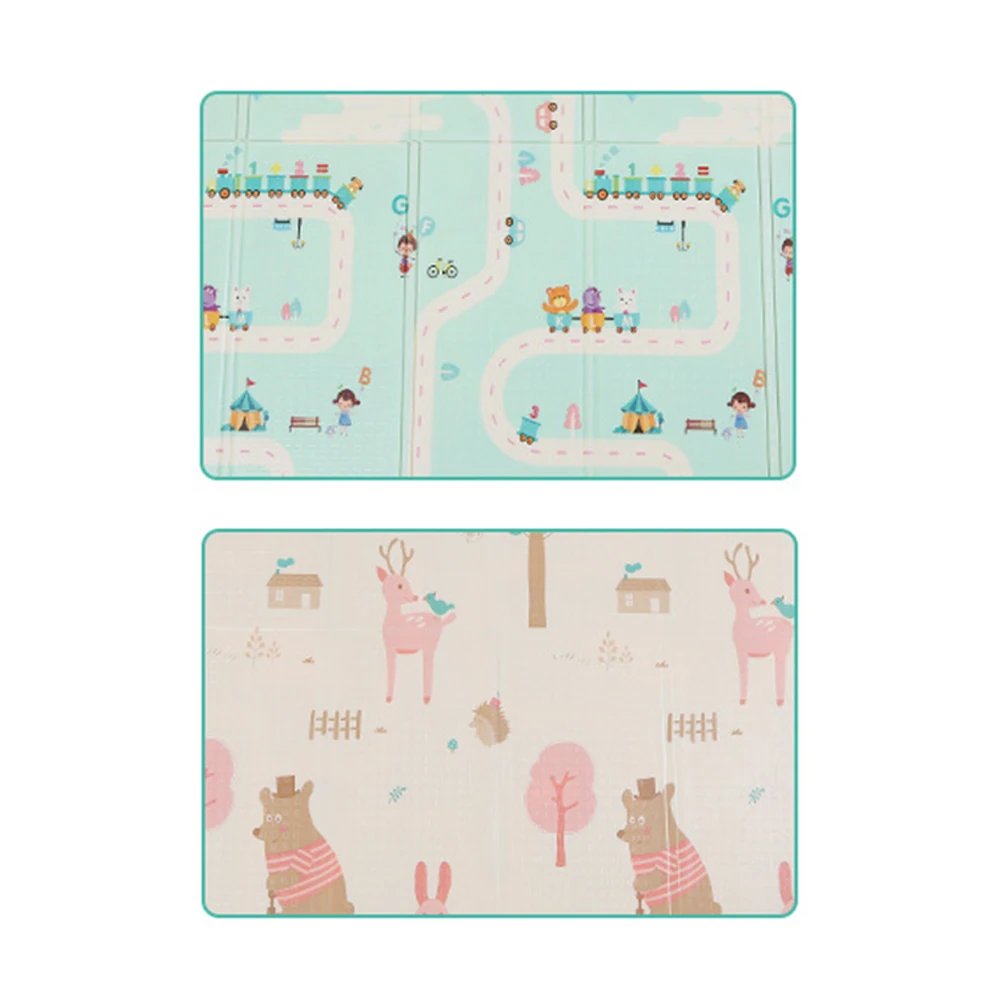 

Baby Play Mat 180cm*200cm Crawling Mat Double Surface Baby Carpet Rug Thickened Developing Mat for Children Splicing Game Pad