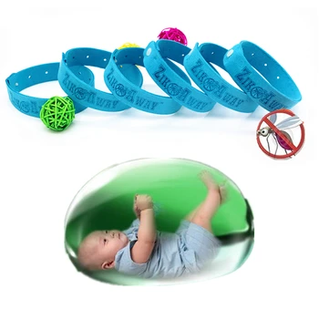 

2 bags/lot 2017 The newest natural silicone mosquito repellent braceletes of anti-mosquito devices