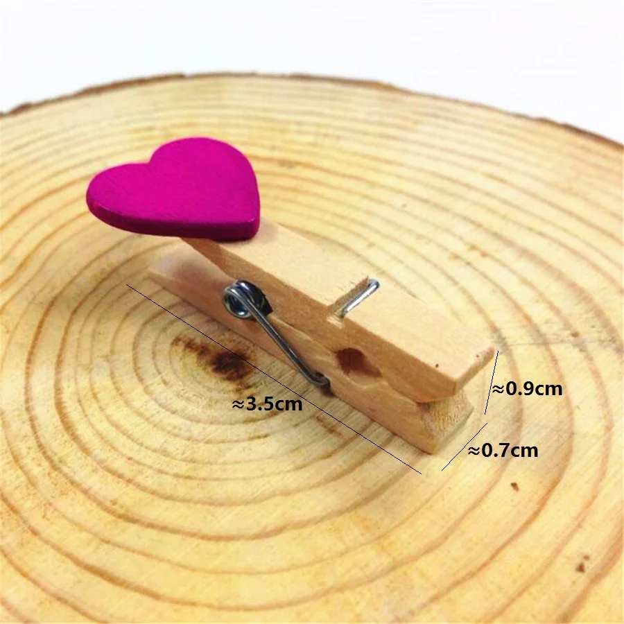 15 упаковок/Лот розовый деревянный бумажный Деревянные прищепки Мини-Сумка зажим Свадебный Специальный подарок для студентов diy инструменты