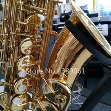 JUPITER JAS-1167 альт саксофон профессиональный Eb Tune E плоский латунный музыкальный инструмент Золотая Лаковая поверхность саксофона с Чехол