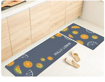 

Quality Kitchen Carpets Leather Floor Mats Large Floor Carpets Doormats Bedroom Tatami Waterproof Oilproof Kitchen Rugs