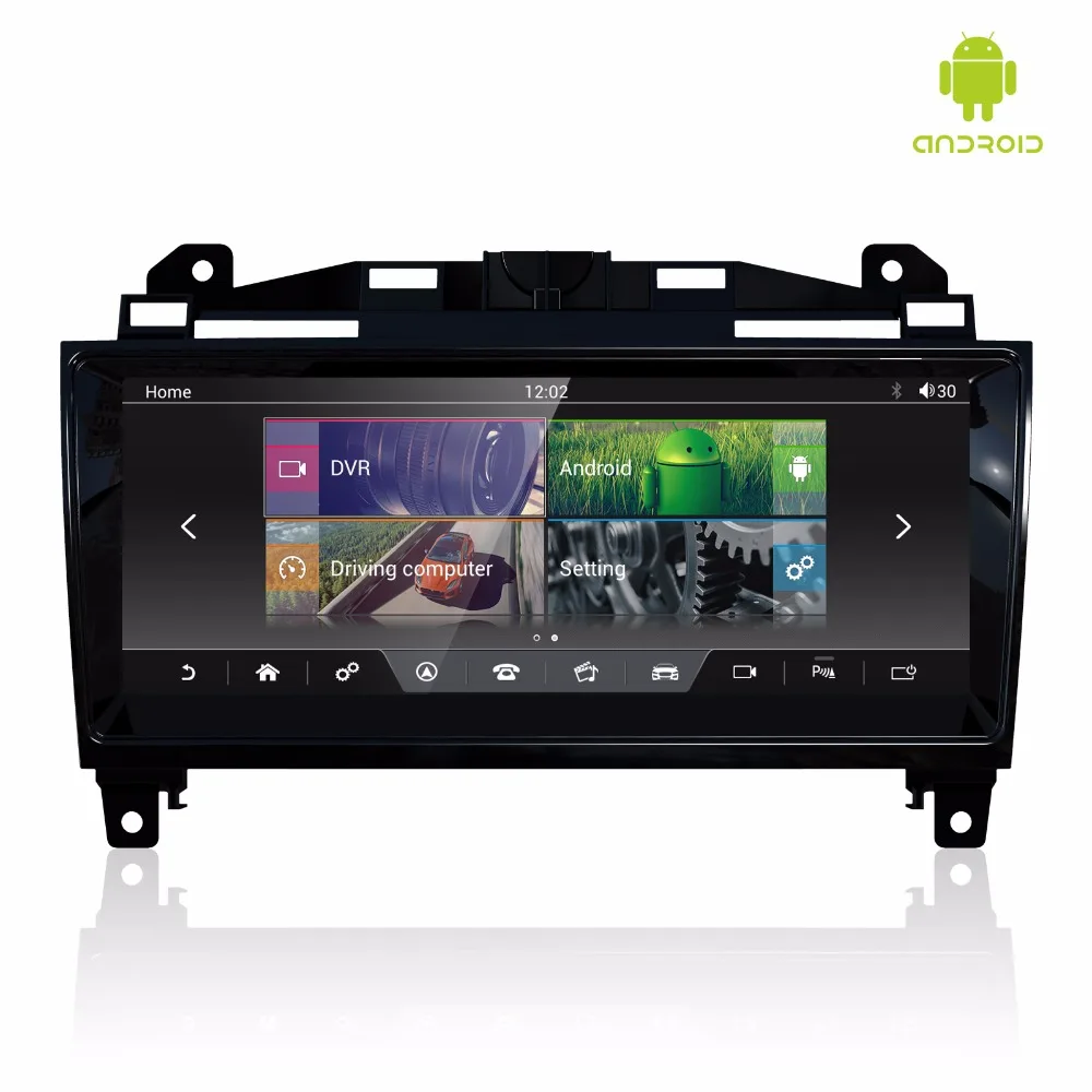 MERRYWAY 10,25 ''для Juguar XE, XF, XFL, F-PACE,- приборная панель мультимедиа Navi gps Bluetooth Android6.0 2 ГБ+ 32 ГБ плеер