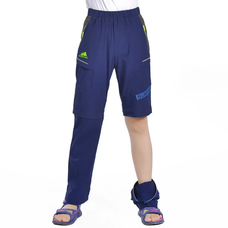 Regatta Sorcer Kids Zip Off Walking Trousers Girls Boys Shorts | eBay