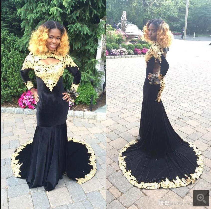 beautiful black prom dress