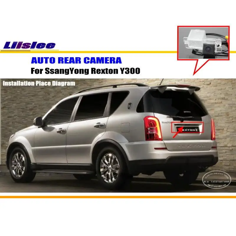 Liislee камера заднего вида для SsangYong Rexton Y300/камера заднего вида/HD CCD RCA NTST PAL/светильник номерного знака