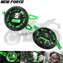 CNC Aluminum Motorcycle Engine Guard Side Stator Case Guard Protector Green for Kawasaki Z1000 Z1000SX 2011 - 2017 2018 2019 CNC Aluminum Motorcycle Engine Guard Side Stator Case Guard Protector Green for Kawasaki Z1000 Z1000SX 2011 - 2017 2018 2019