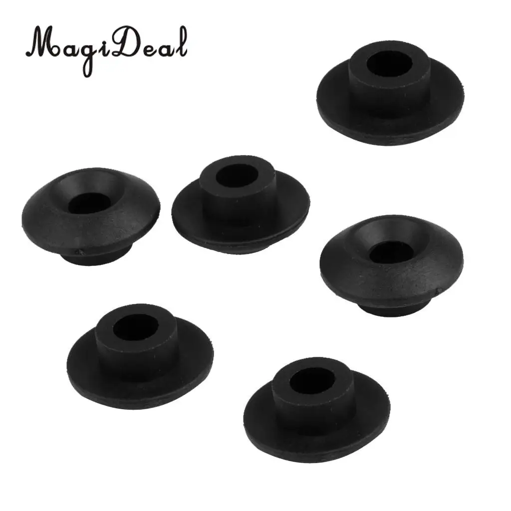 MagiDeal Durable 6Pcs Plastic Mooring Deck Fixed Buckle Fitting Kit Acce Kayak Canoe Boat Paddle Deck Bungee Rigging Replacement