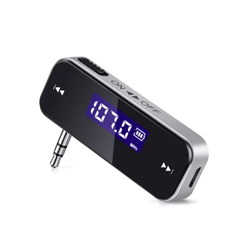 

3.5mm FM Transmitter Bluetooth Car Kit Car Handsfree Aux Modulator Audio MP3 Player LCD Display Mini Transmitter for Phone