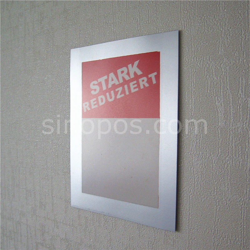 Prongs In-Store Display Hanger Stayput Clear Acrylic Plastic Slat Wall Arms 