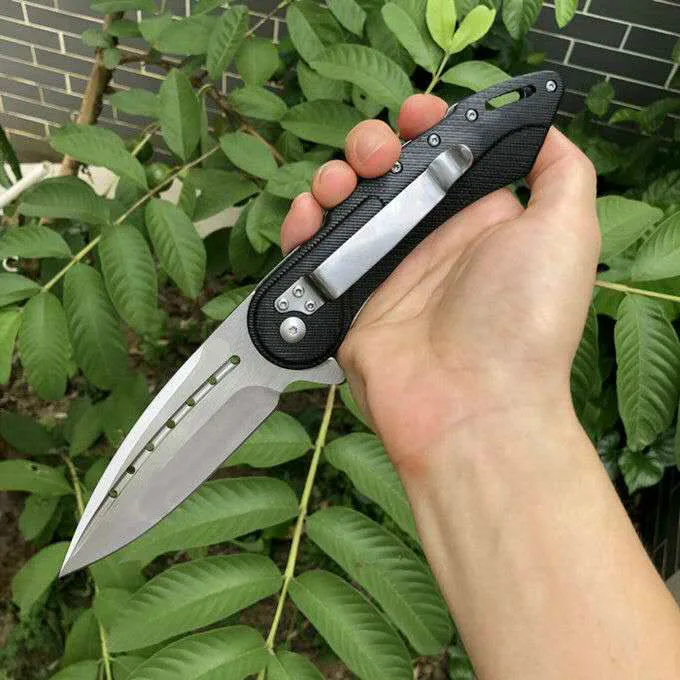 

2019 New Products 9CR18 blade Steel sheet+antislip G10 Handle Folding knife Survival tool Pocket Knife tactical edc outdoor tool