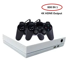 Новая HD игровая консоль поддержка 1280*720 4K выход для HDMI ТВ 800 в 1 игры ретро семейный ТВ игровой плеер для PS1/CPS/GBC/SMS