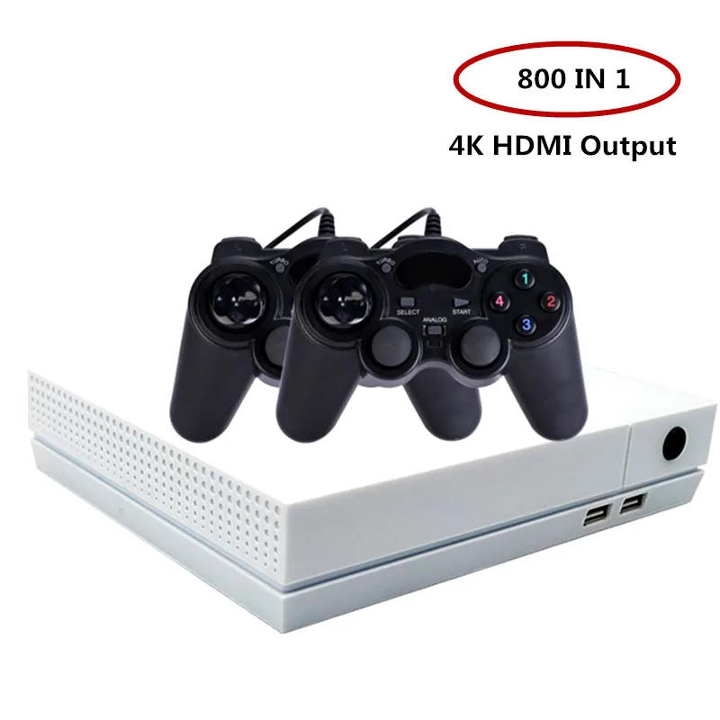 Новая HD игровая консоль поддержка 1280*720 4K выход для HDMI ТВ 800 в 1 игры ретро семейный