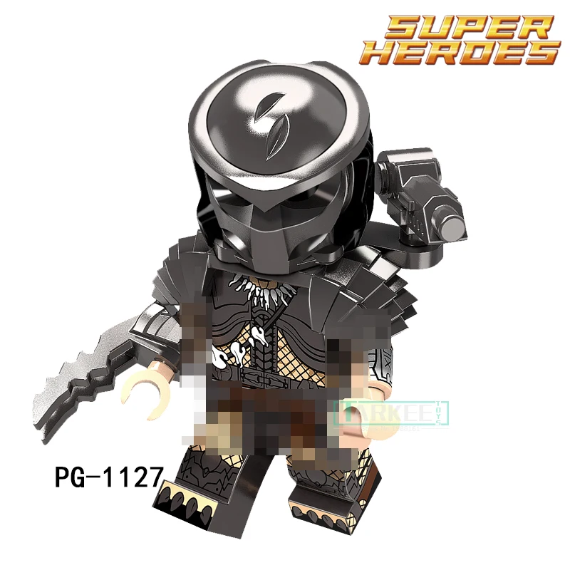 1pc Educational Building font b Blocks b font Marvel Super Heroes The Movie Series Predator Kids