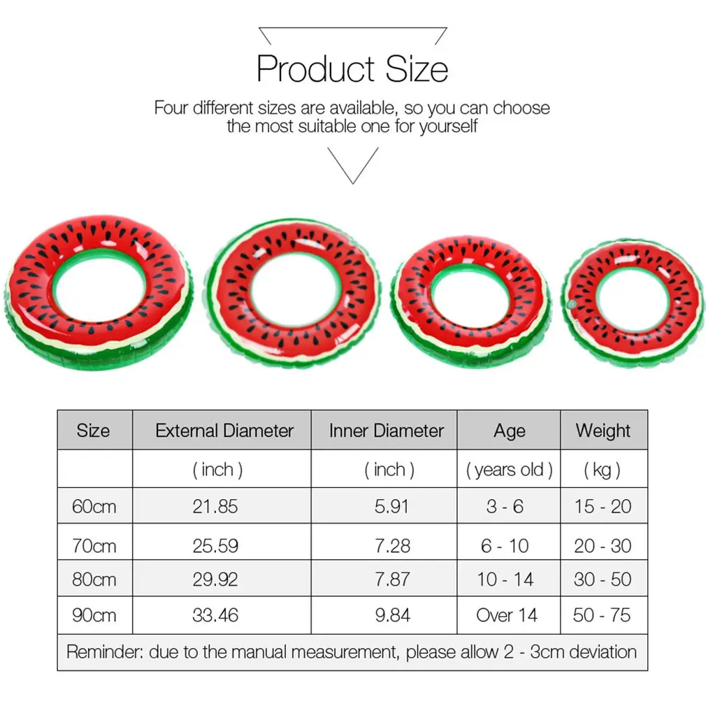 Арбуз надувной Взрослый Детский круг для плавания надувной матрас для бассейна круг для взрослых детей