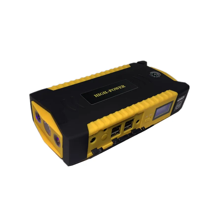 Super Power 16000mah High Capacity Starting Device Booster 600A 12V Portable Car Jump Starter Power Bank Car Starter Diesel