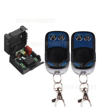 

1CH AC220V RF Wireless Mini Switch Relay Receiver 2CH Remote Controllers Lighting LED Lamp ON OFF Learning Switch