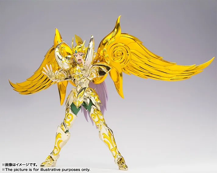 100% оригинал BANDAI Tamashii нация святая Ткань Миф экс фигурка-Aries mu GOD ткань от "ST Seiya"