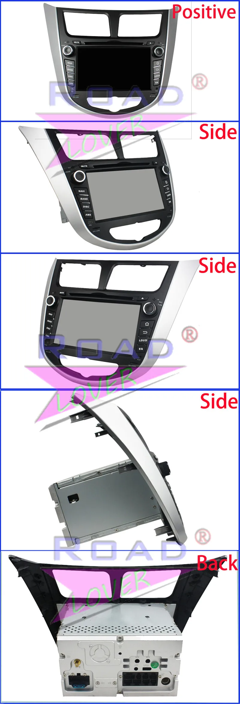 Best Roadlover Android 9.0 Car DVD Player Video For Hyundai Verna Accent Solaris 2011-2012 Stereo GPS Navigation Automagnitol 2 Din 8