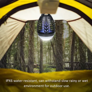 

Portable Tent Light USB 3 Dimmable Camping Lantern Night Light Mosquito Killing Lamp Bug Zapper Flying Insect Killer Repellent