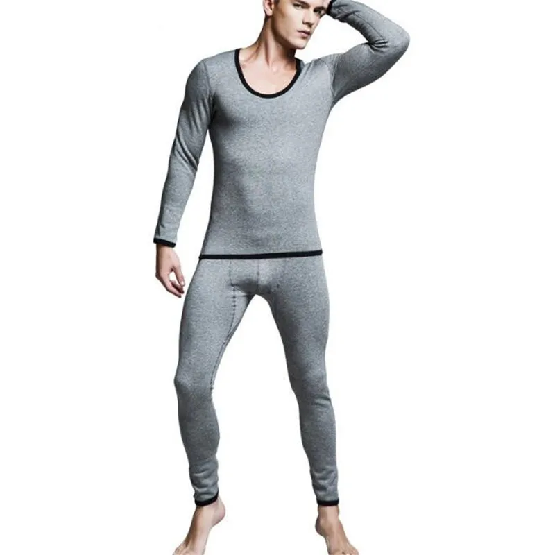 Men's Thermal Underwear Sets,Plus Thick Velvet Men's Fall and Winter ...