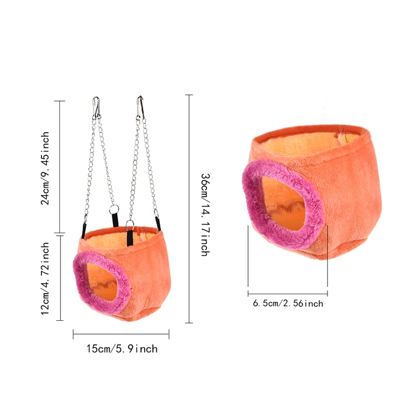 Маленькое домашнее животное хомяки теплое декоративное гнездо-гамак белки соус с подвесные цепочки