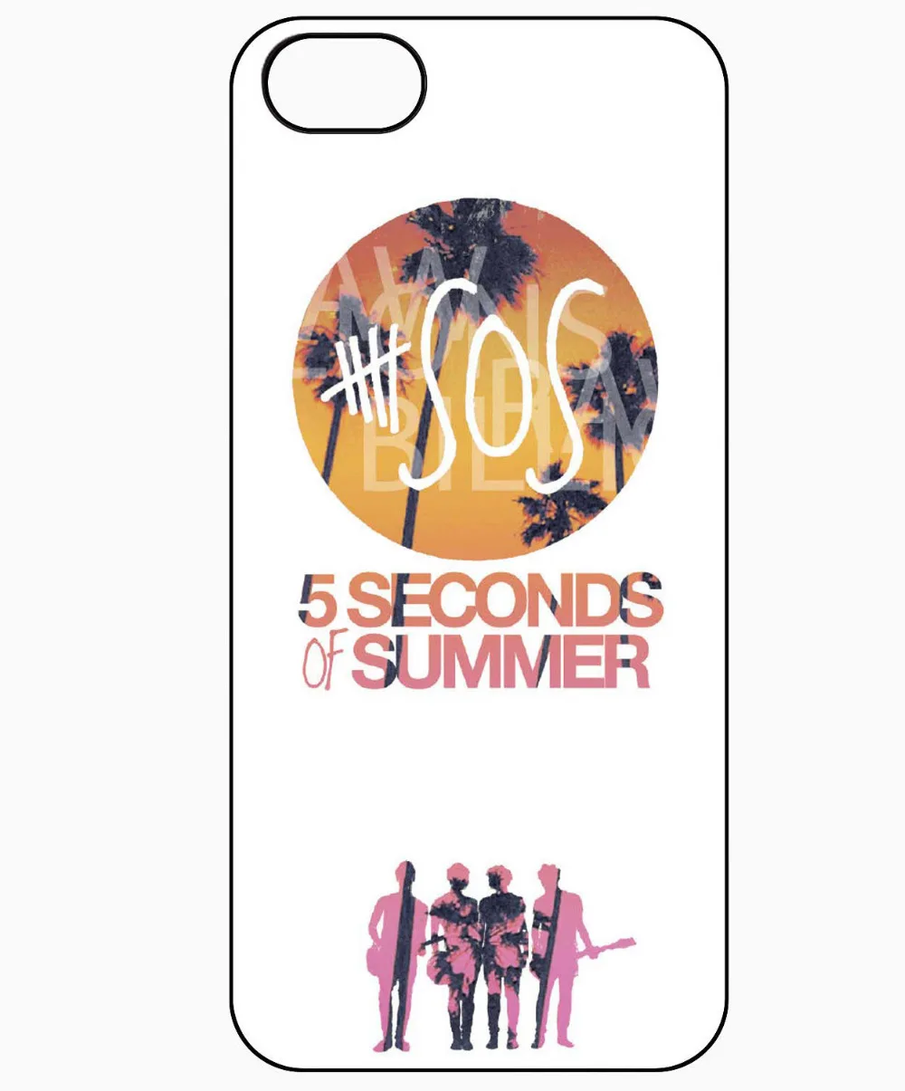 5SOS 5 SECONDS OF SUMMER BOY BAND #2 Cell Phones Cover Case for Apple iPhone and 5s Cases 5S |