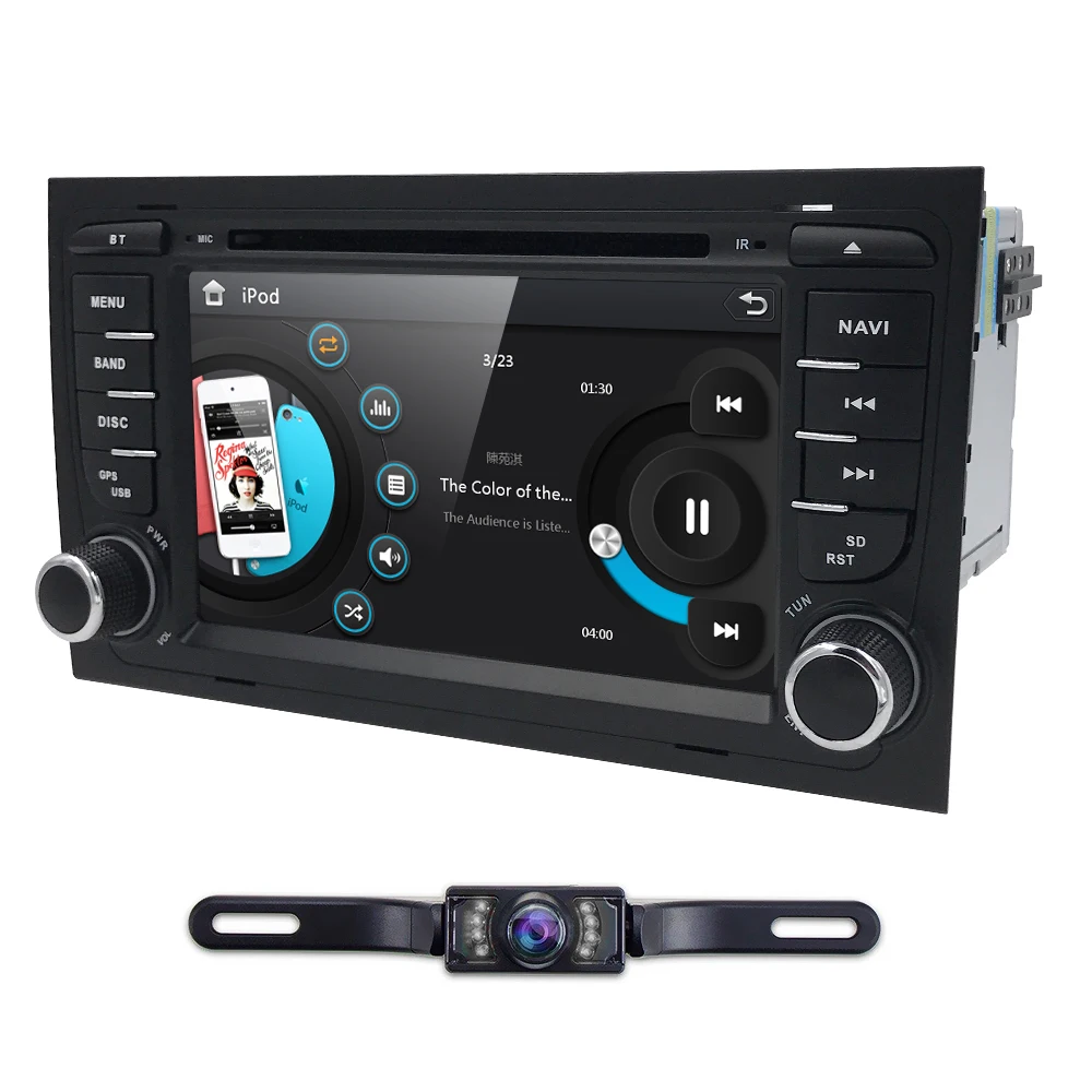 Sale Car DVD Player for Audi A4 S4 B6 B7 RS4  8E 8H 8F B9 2002-2007 Seat Exeo 2 Din AutoRadio Multimedia Steering wheel BT 3G Cam Map 4