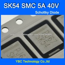 20 шт./лот SK54 SMC 5A/40V диод Шоттки