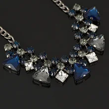 Новинка, супер звезда, распродажа, Новейшие женские полудрагоценные камни, модное Кристальное ожерелье и кулоны, брендовые ювелирные изделия, массивные ювелирные изделия# N002