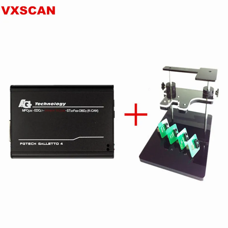 

V54 FGTech Galletto 4 Master BDM-OBD Function Plus BDM FRAME With Adapters Set Fit Original FGTECH