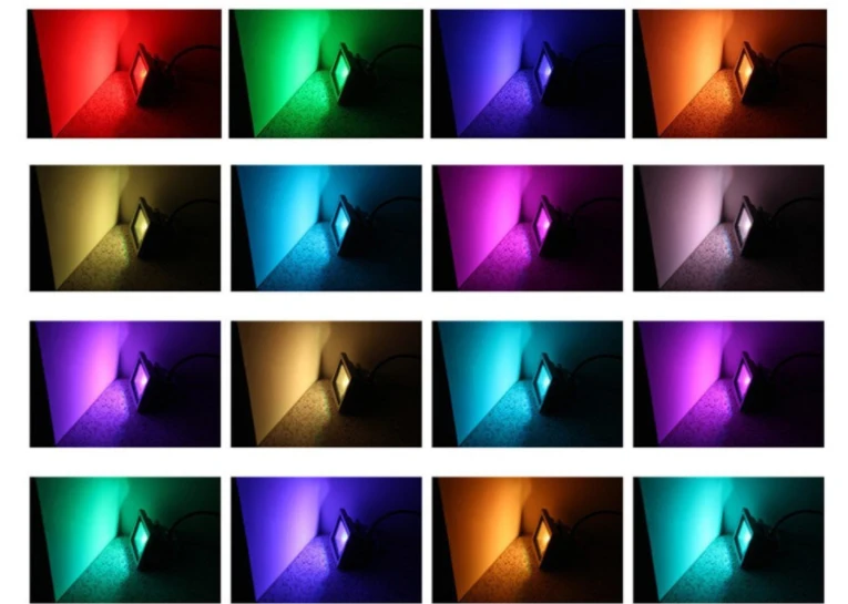 Outdoor RGB LED Flood Light, lâmpada DMX,