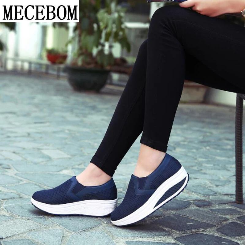Весенние лоферы на плоской платформе Женская обувь из дышащей сетки Zapatos Mujer