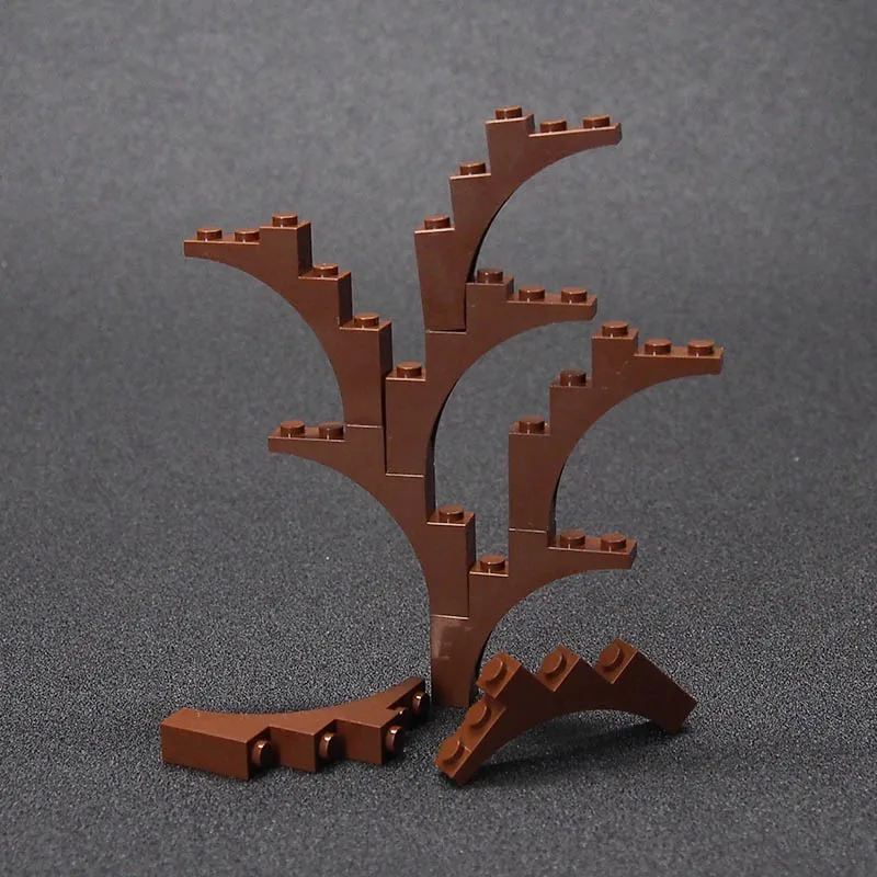 

City Block Moc Building Blocks Tree Rod DIY Blocks Friend Figure Toy For Kids