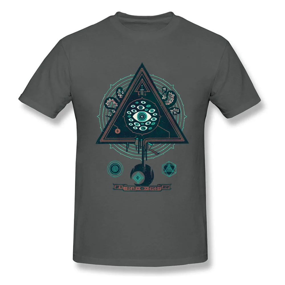 Design All Seeing Men T-shirts Graphic Father Day Short Sleeve Crewneck 100% Cotton Tops Shirt Family T-shirts All Seeing carbon