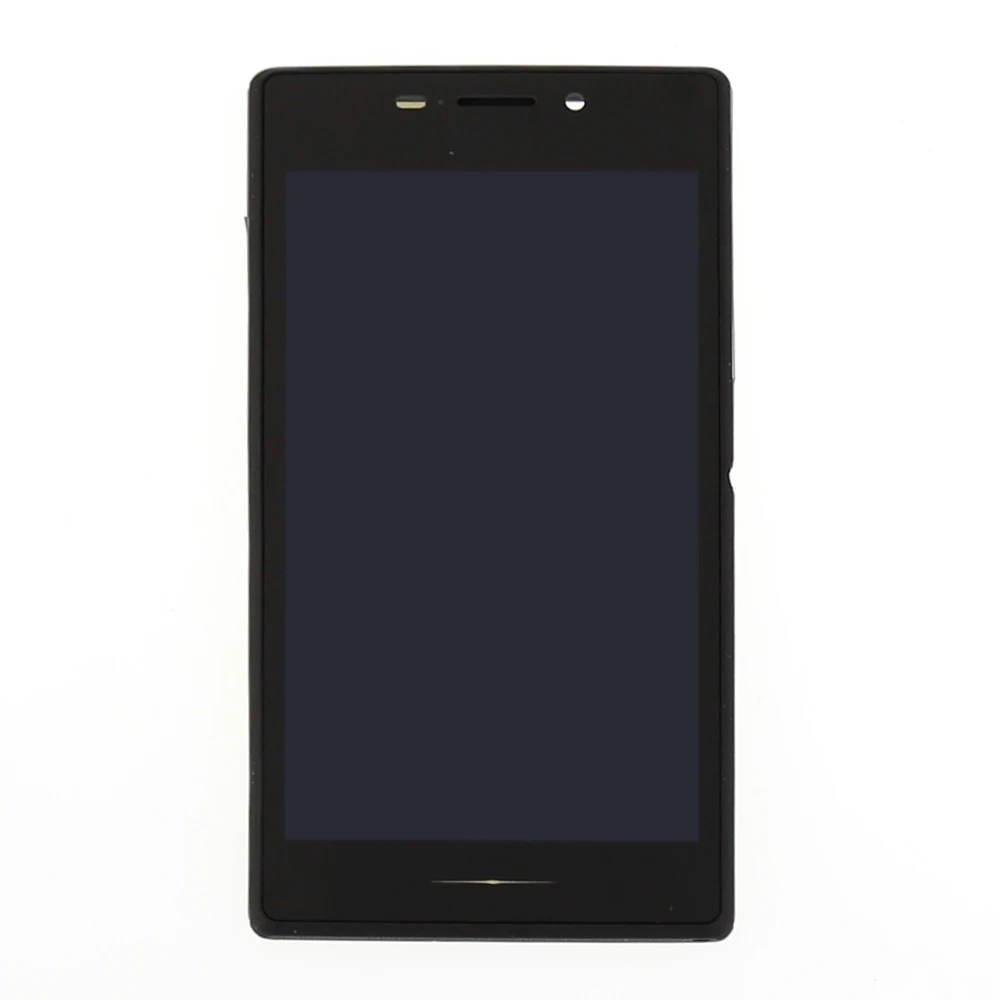 Для sony Xperia M2 lcd S50H D2302 D2303 D2305 D2306 ЖК-дисплей дигитайзер сенсорный экран рамка Запчасти для sony m2 дисплей