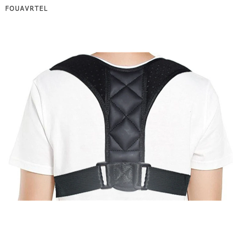 

FOUAVRTEL Medical Adjustable Clavicle Posture Corrector Men Woemen Upper Back Brace Shoulder Lumbar Support Belt Corset Posture