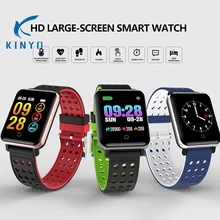 Смарт-часы с большим HD экраном, монитор артериального давления, монитор сна, смарт-браслет WeChat, популярный спортивный браслет PK q9 h9