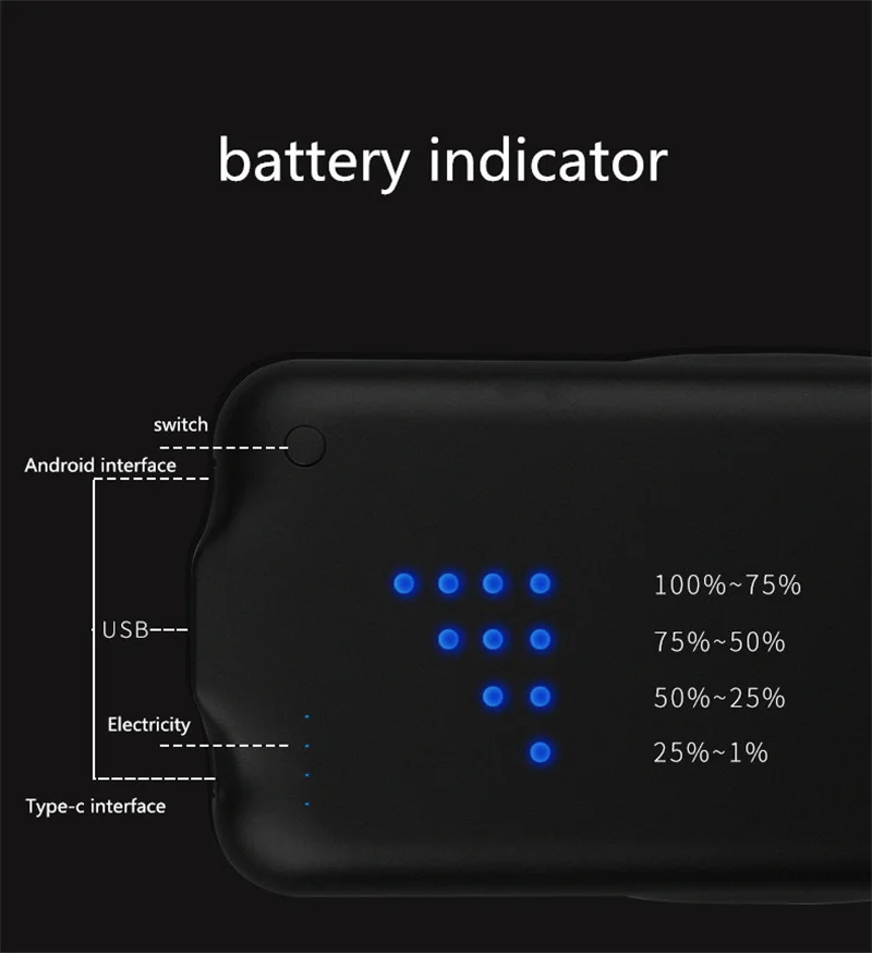 Чехол для зарядного устройства для Xiaomi 9 портативный чехол-аккумулятор запасная крышка аккумулятора 6000 мАч Расширенный контейнер для аккумуляторных батарей