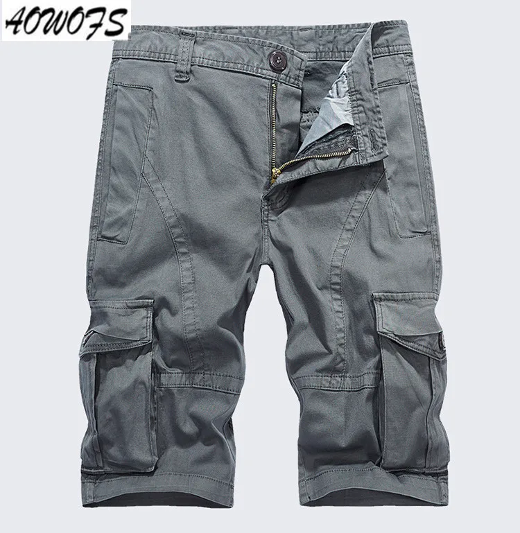 mens calf length cargo shorts