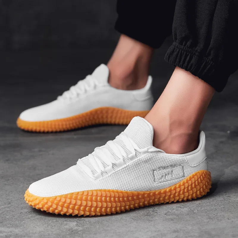 

Mesh shoes for men spring fall youth sneakers are red male comfortable breathable outdoor leisure trend footwear black white