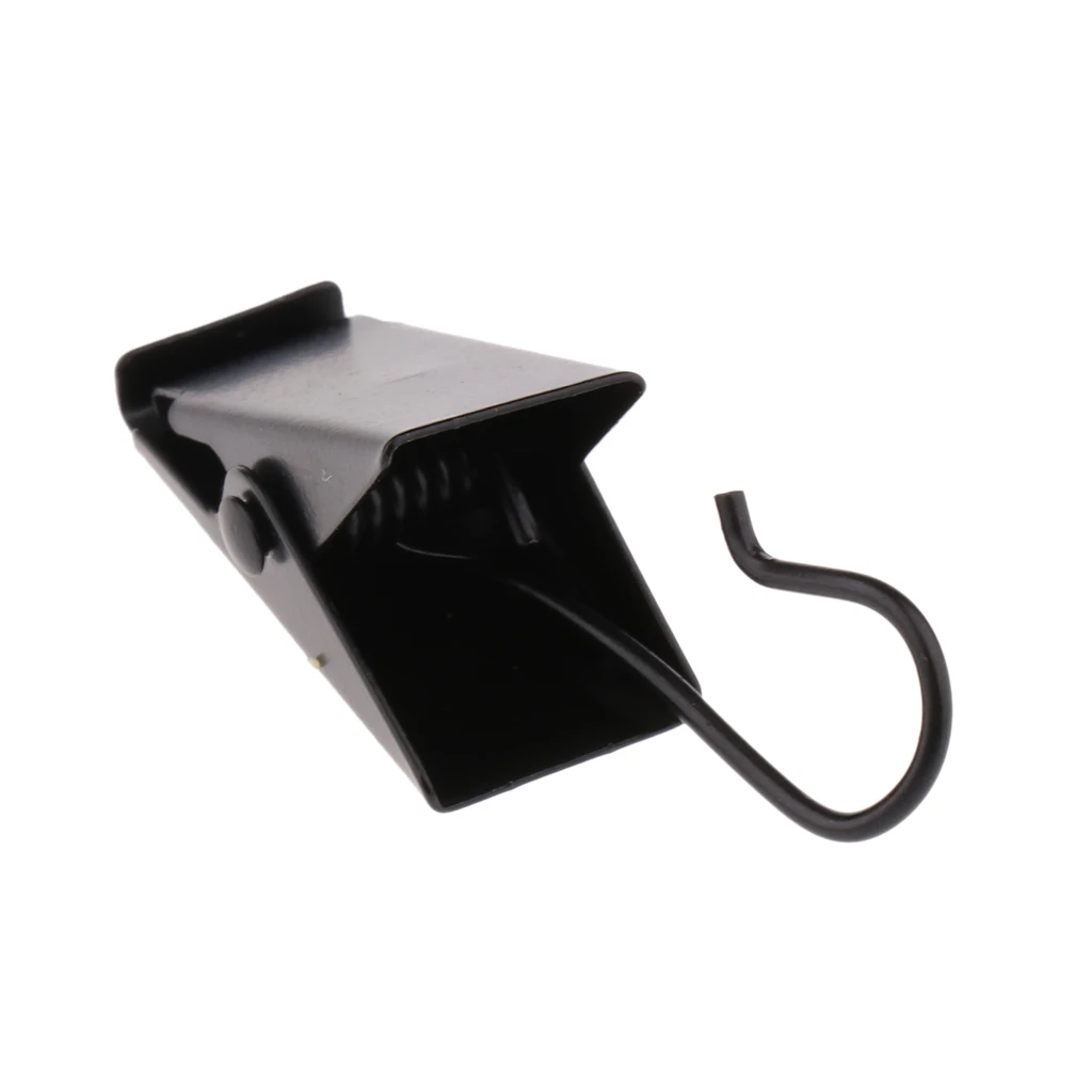 30Pcs Curtain Glider Window Treatment, Curtain Clips Hook Hanger, Clothes Line Peg 38mm Black