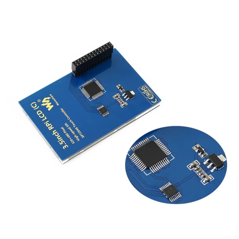 Raspberry Pi 3 5 дюймовый TFT LCD(C) дисплей с разрешением 480x320 сенсорный экран 125 МГц