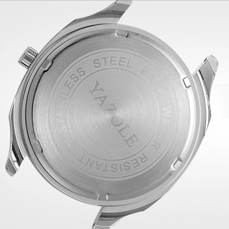 YAZOLE Mens Watches Top Brand Luxury Sport Watch PU Lether Wristwatch Quartz Watch for Men Quartz 2