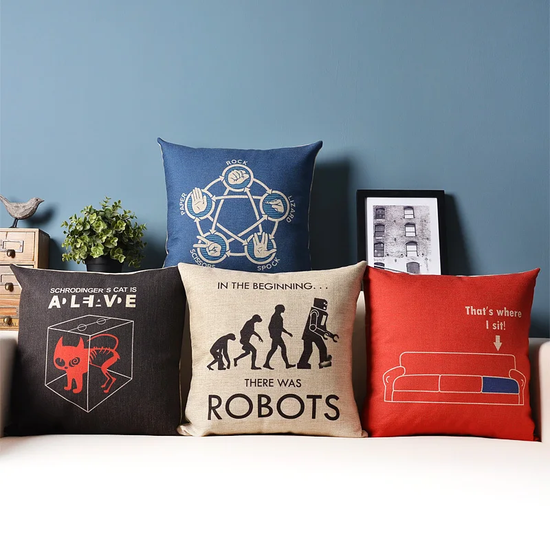 US TV The big bang theory throw pillow cushion home decor capa de almofada sofa couch pillows