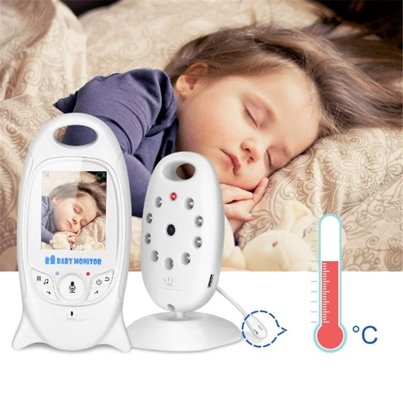 

babykam baba eletronica com camera detector fetal doppler 2.0 inch LCD IR NightVision Temperature Sensor Lullabies Baby Intercom