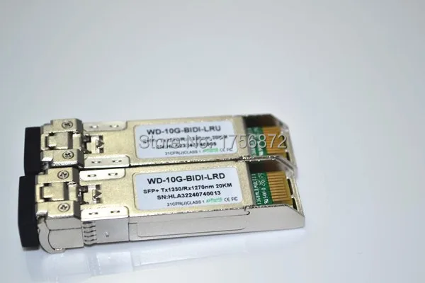 20km SFP+ WDM BiDi 10G 10gb SFPPlus 20 km
