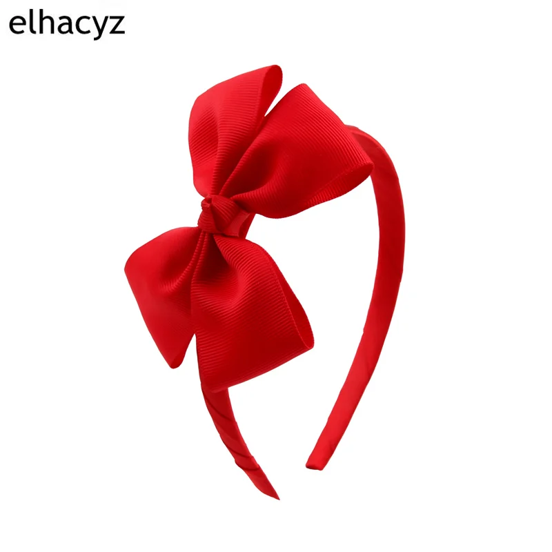 

1PC Satin Beveled Covered Hairbands For Kids Girls Party Headwear Handmade Hair Ribbon Bows Headbands Hair Accessories