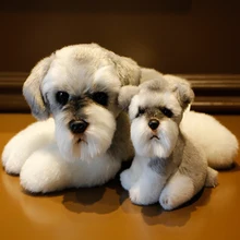 kawaii Schnauzer Dog Plush Toy Small Soft Simulation Kids Stuffed Animal Toys for Children Cute Photo Props Girls Birthday Gift kawaii Schnauzer Dog Plush Toy Small Soft Simulation Kids Stuffed Animal Toys for Children Cute Photo Props Girls Birthday Gift