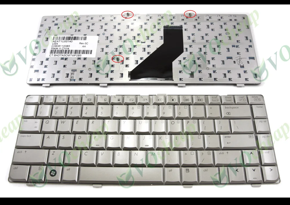 Teclado de ordenador portátil, accesorio para HP Pavilion dv6000 dv6100 dv6200 dv6300 dv6400